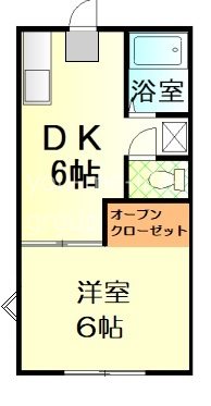メゾンヴェール 101号室 間取り