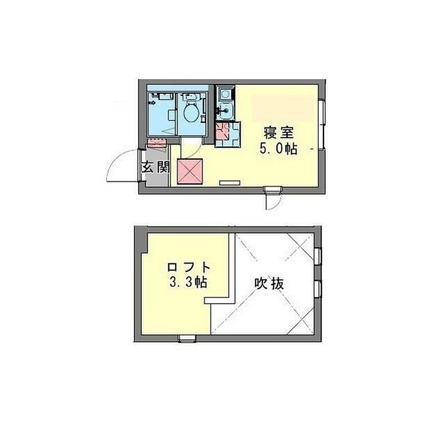 リオス長後 0201号室 間取り