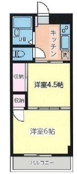 アーク桜ヶ丘 211号室 間取り