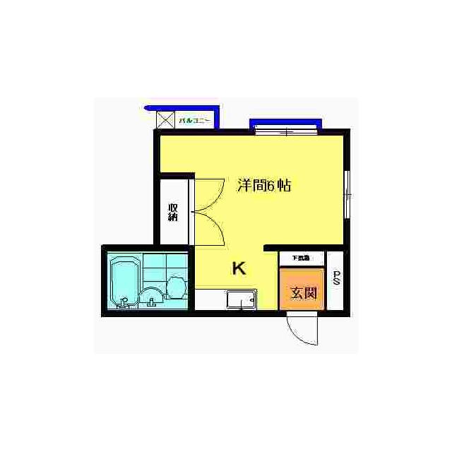 湘南台アットホームビル 305号室 間取り