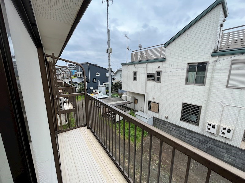 コーポゆり ベランダ