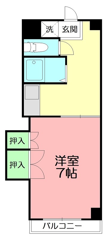 コーポ落合 間取り
