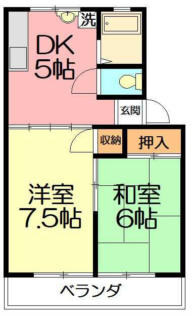 マイハウス 202号室 間取り