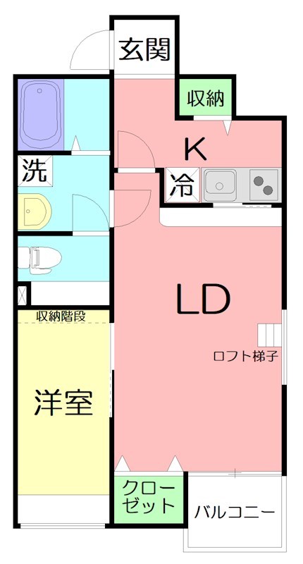 フォルケホイスコーレ湘南 2B号室 間取り