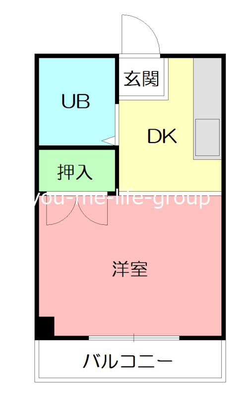 海野ビル 202号室 間取り