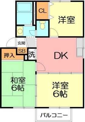 プレミール井細田 201号室 間取り