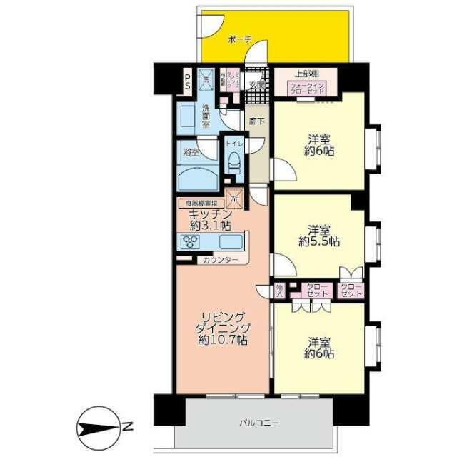 プレシス本厚木レジデンス 212号室 間取り