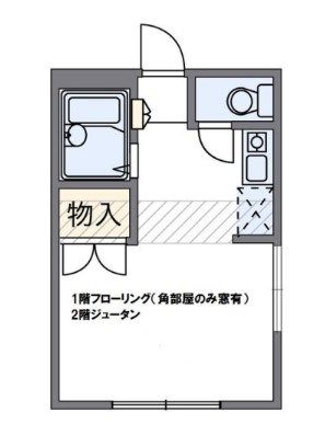 パレス三野 204号室 間取り