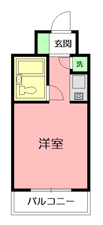 クリオ平塚参番館 607号室 間取り
