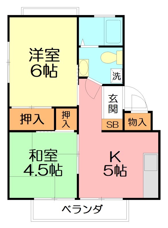 サニーサイド大磯Aの物件画像2