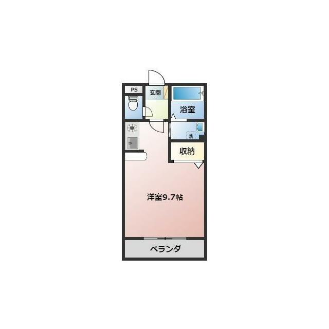 エクセレントⅡ 101号室 間取り