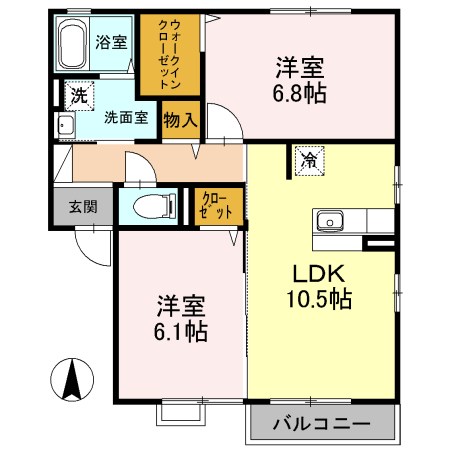 プラド 間取り