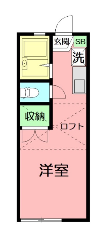 セントラルヒルズ　Ⅱ 204号室 間取り