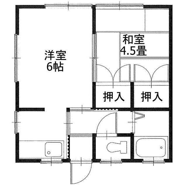 むつみ荘 間取り図