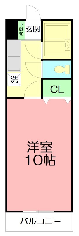 ウィンビュ湘南 204号室 間取り
