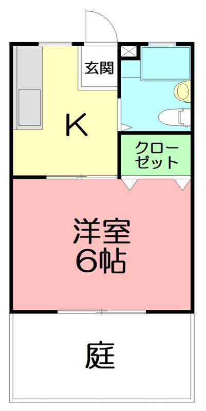 コスモAoi湘南台Ⅱ 101号室 間取り