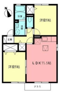 ソレイユ湘南Ｂ 101号室 間取り