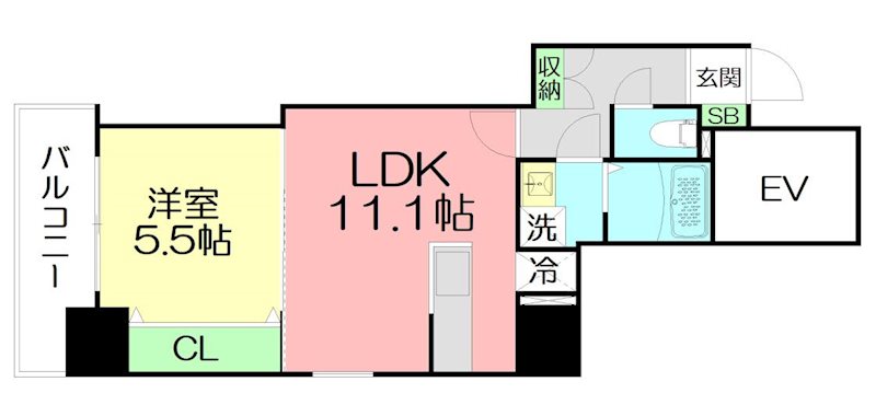 GARBO FUJISAWA 302号室 間取り