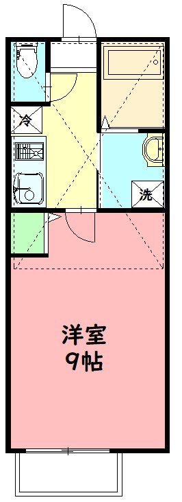 サニーサイド辻堂 202号室 間取り