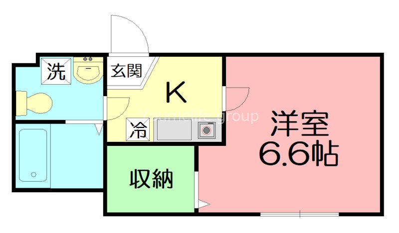 ルーチェ旭町 203号室 間取り