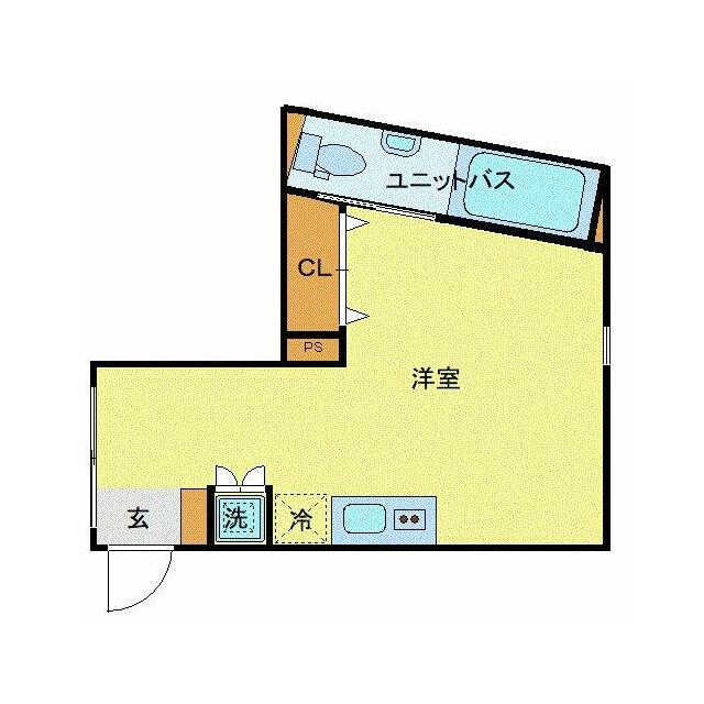 EAST　RISE　由比ガ浜Ｂ 209号室 間取り