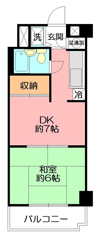 藤和東戸塚ハイタウン  334号室 間取り