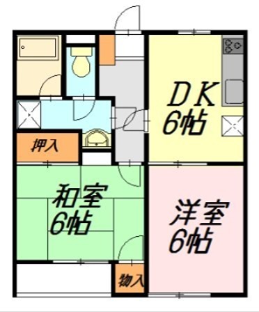 藤マンション 502号室 間取り