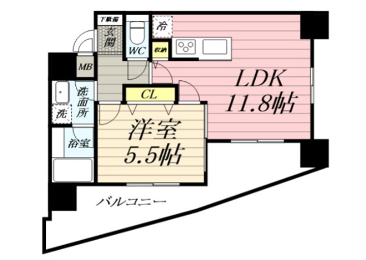 ＨＬ藤沢 503号室 間取り