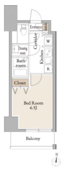 LiveCasa平塚 905号室 間取り