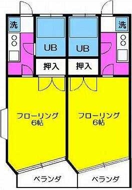 ローゼ湘南 間取り図