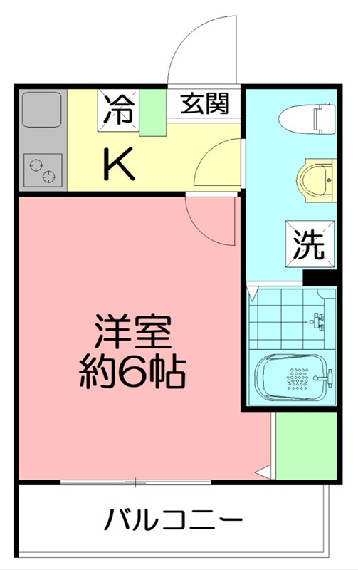 ロジュマン東海大学前 302号室 間取り