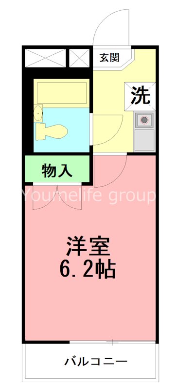 クラージュ湘南 204号室 間取り