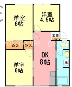 コーポやまゆりA 202号室 間取り