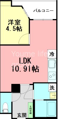 平塚スタービル 206号室 間取り