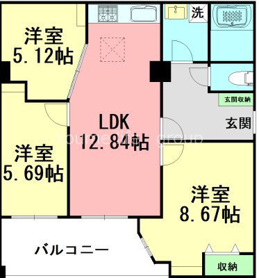 平塚スタービル 202号室 間取り