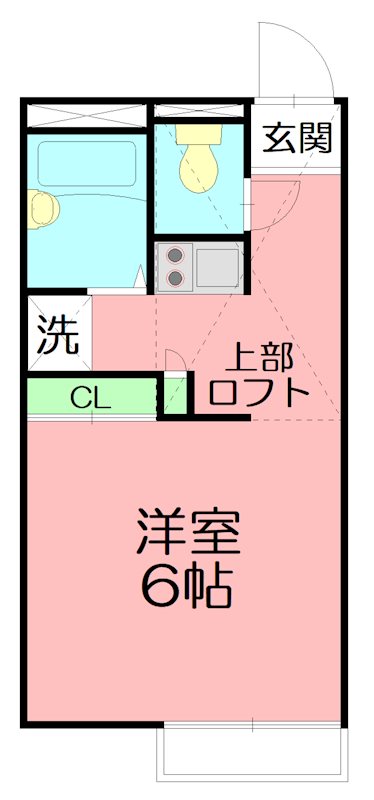 セントビアンカ 102号室 間取り