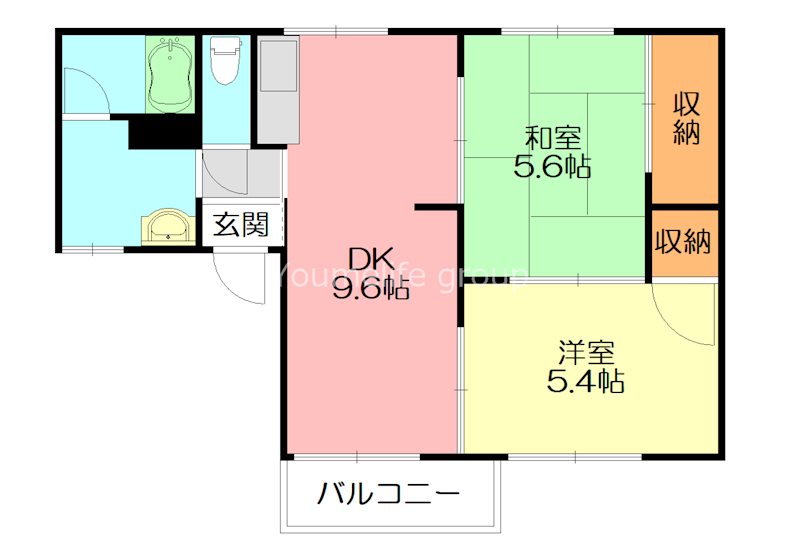 ラークハイツ 203号室 間取り