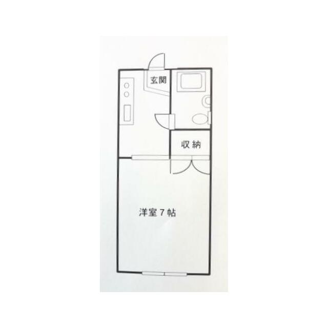 コーポ王子 103号室 間取り