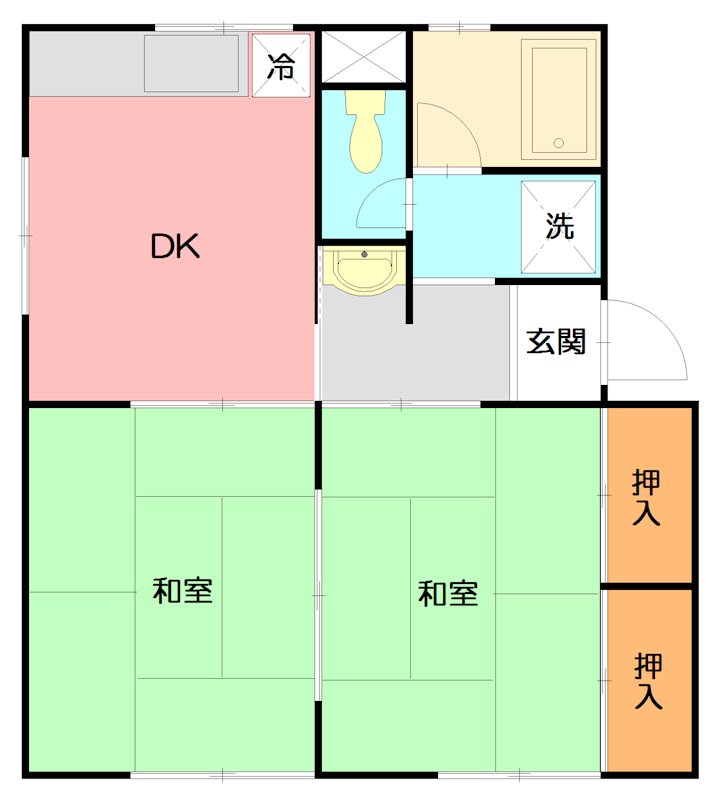 ベルビュー茅ヶ崎壱番館 201号室 間取り