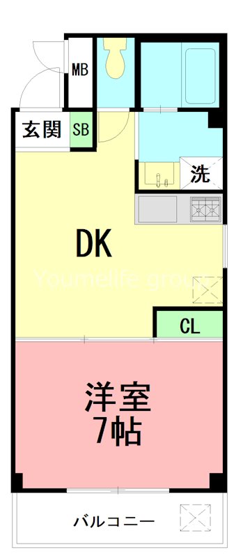 メゾン・アベイユSF 101号室 間取り