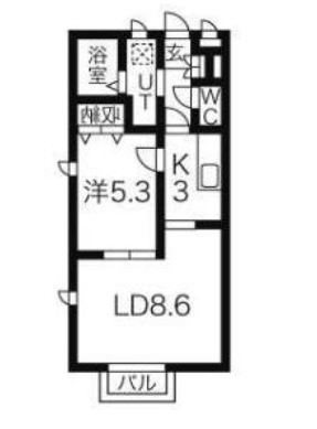 ラヴェールＭＹ 203号室 間取り