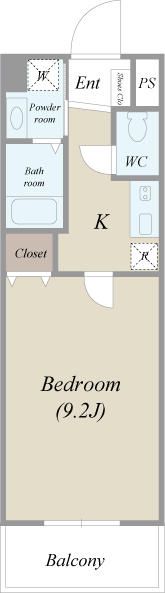 グランデ本厚木 403号室 間取り