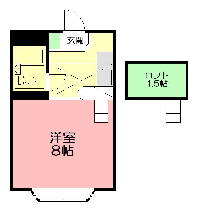 ベルピア伊勢原２ 103号室 間取り