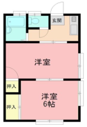 つゆきハイツ 103号室 間取り