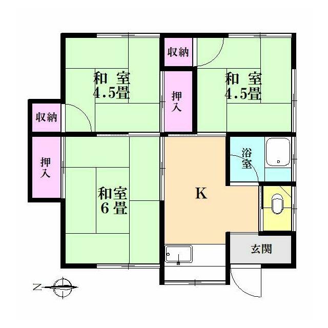 めぐみ荘 間取り図