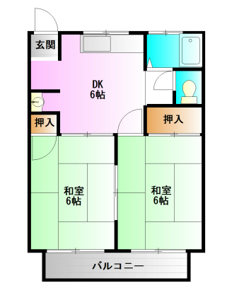 ハイホーム大森 105号室 間取り