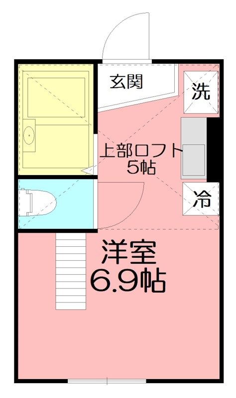 プライムテラス東海大学前Ⅱ 207号室 間取り