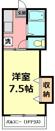 Ｎ・Ｋハイツ 206号室 間取り