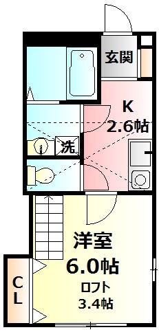 ピュアメゾン秦野南矢名 101号室 間取り