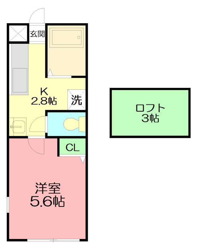 ラヴィータ湘南 105号室 間取り